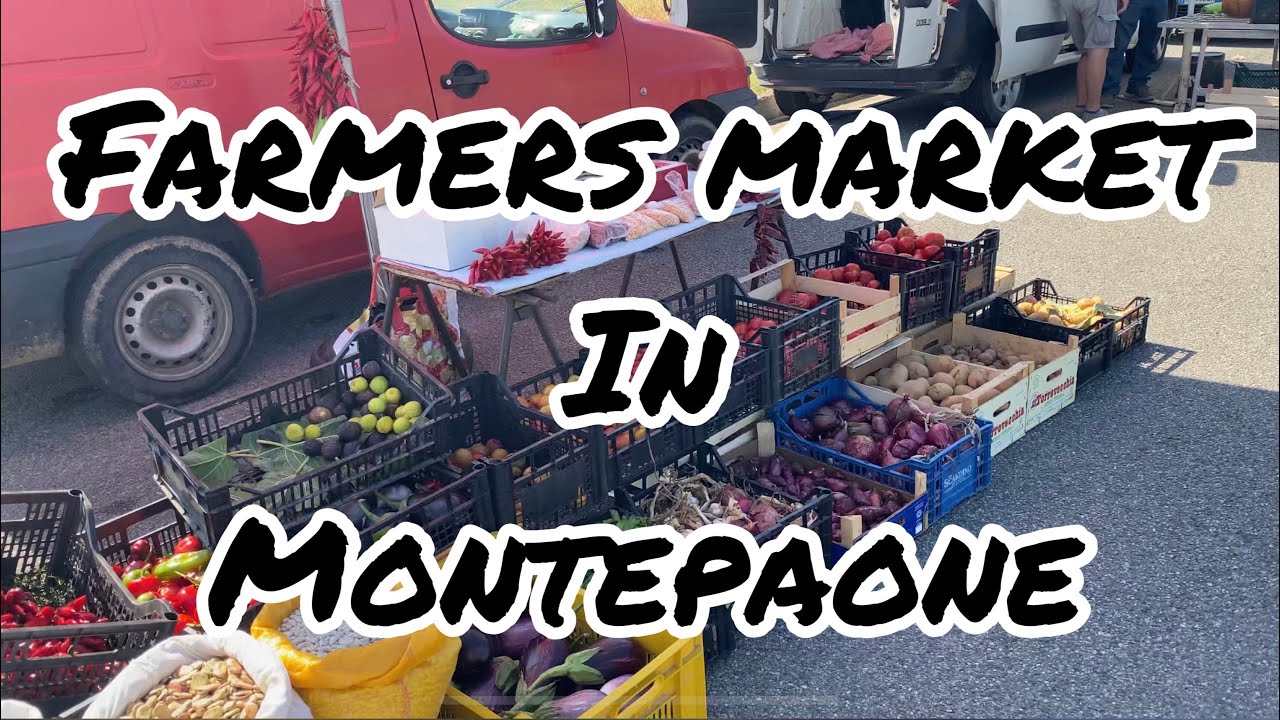 CHECK OUT OUR BEAUTIFUL FARMERS MARKET IN MONTEPAONE CALABRIA!! #calabria #farmersmarket #living