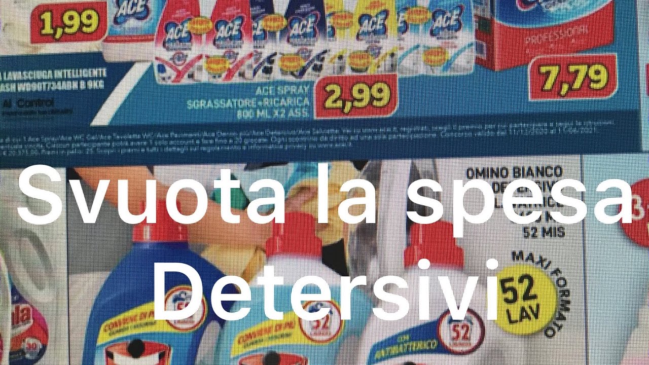 SVUOTA LA SPESA DETERSIVI 🛍🛒GRAZIE AMICI❤️#svuotalaspesa