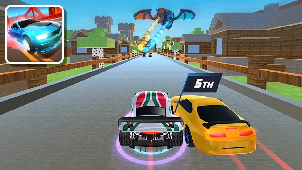 Looks like Minecraft City - Race Master 3D Gameplay Levels 737 to 740