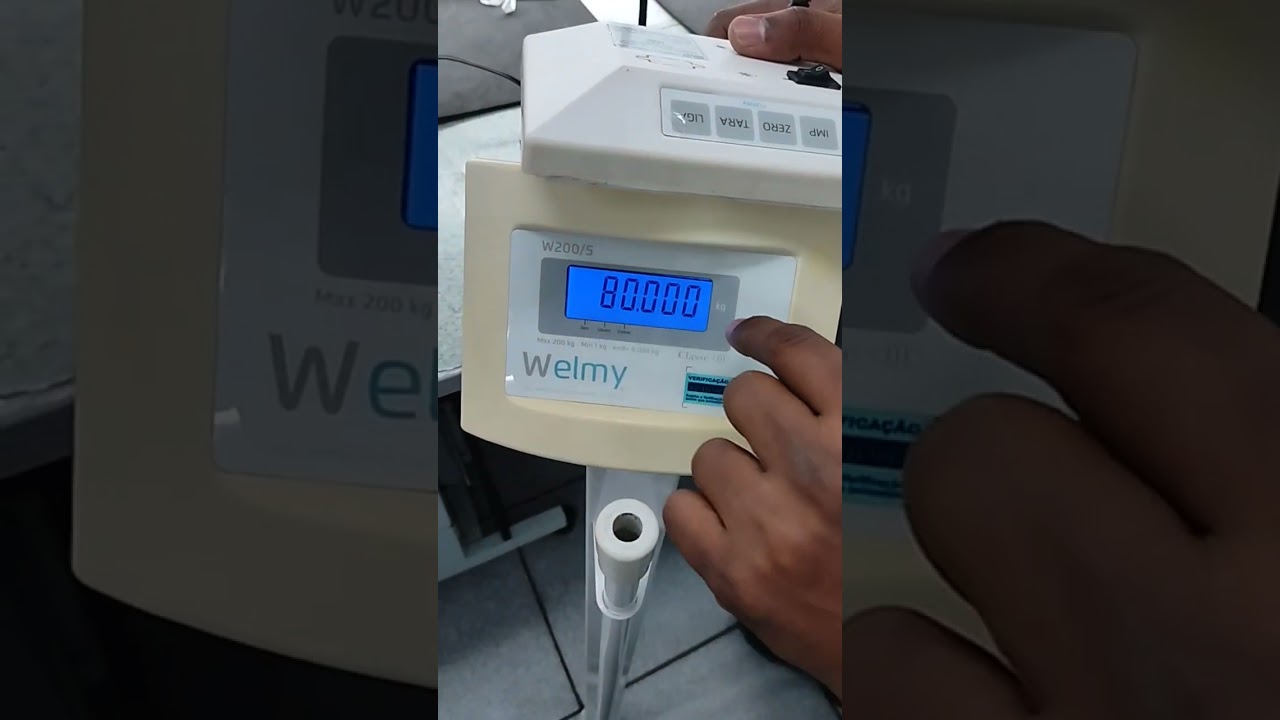 Calibração de balança Welmy 200/5