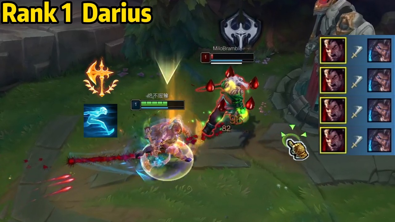Rank 1 Darius: This Guy is TOO AGGRESSIVE at Level 1!