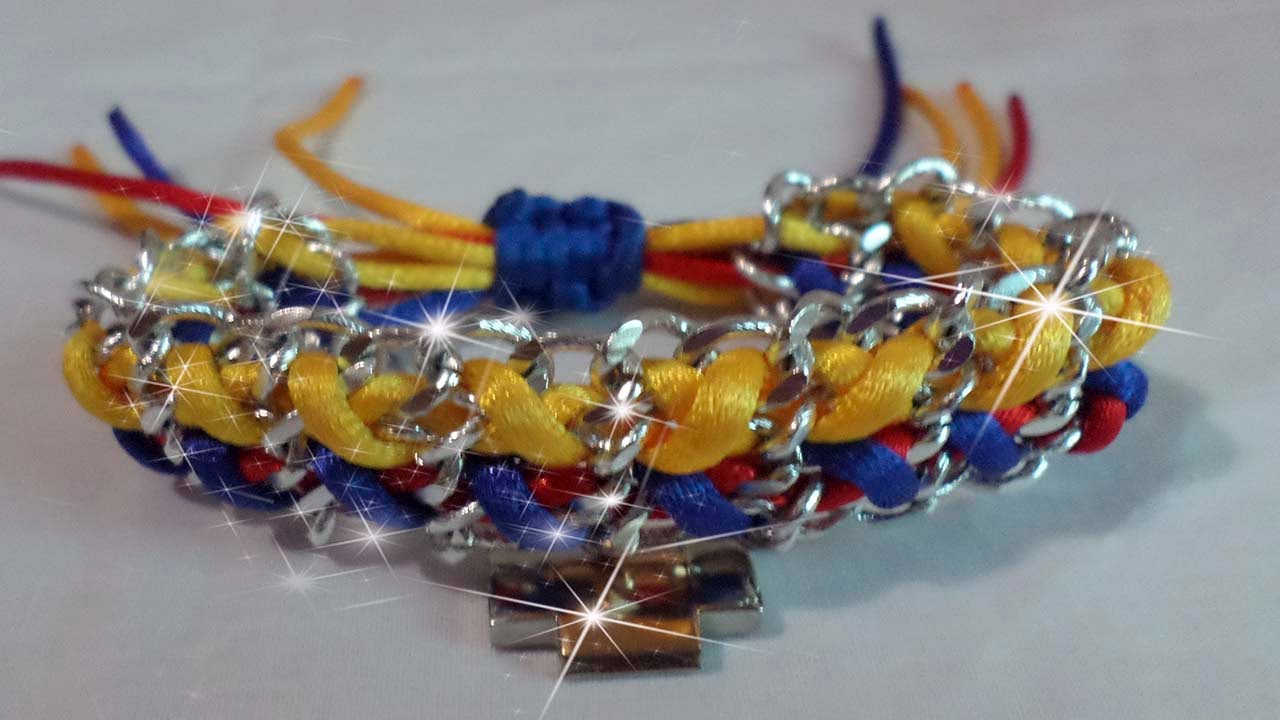 PULSERAS FACILES CON CADENAS
