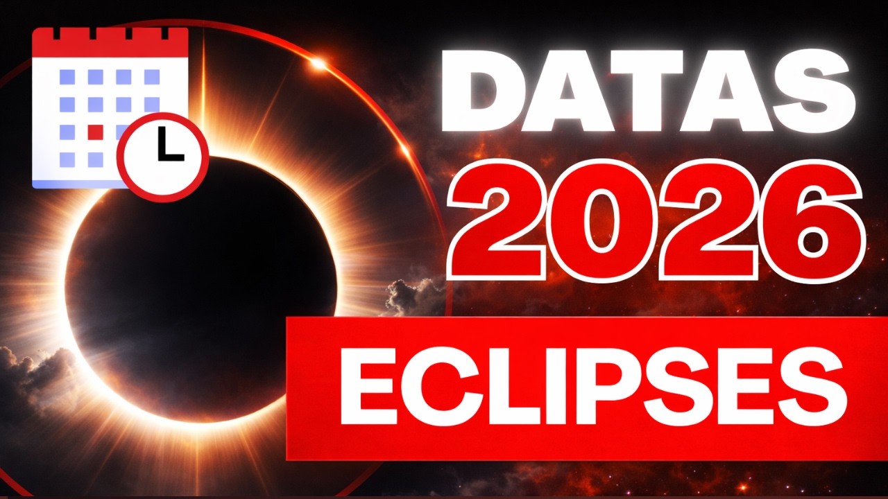 ECLIPSES 2026 | Solares e Lunares | Data dos ECLIPSES 2026 | Que dia terá ECLIPSES em 2026?