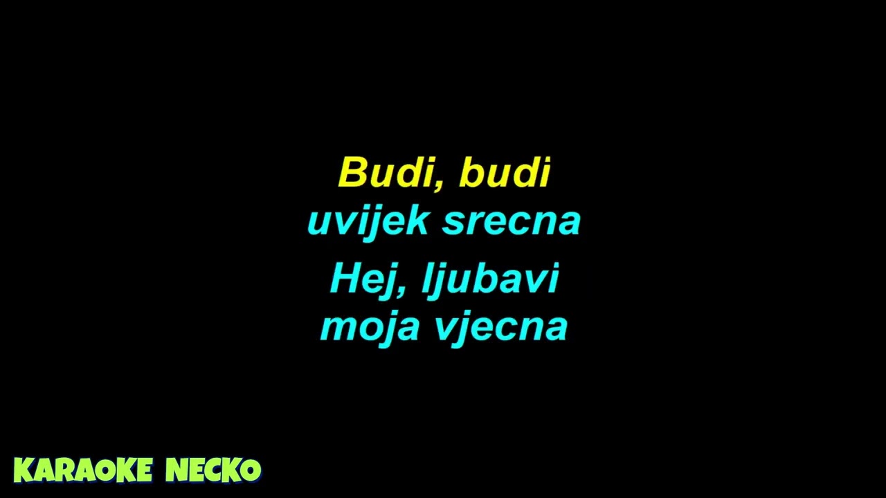 Halid  Beslic  - Budi, budi uvjek  srecna  (KARAOKE)