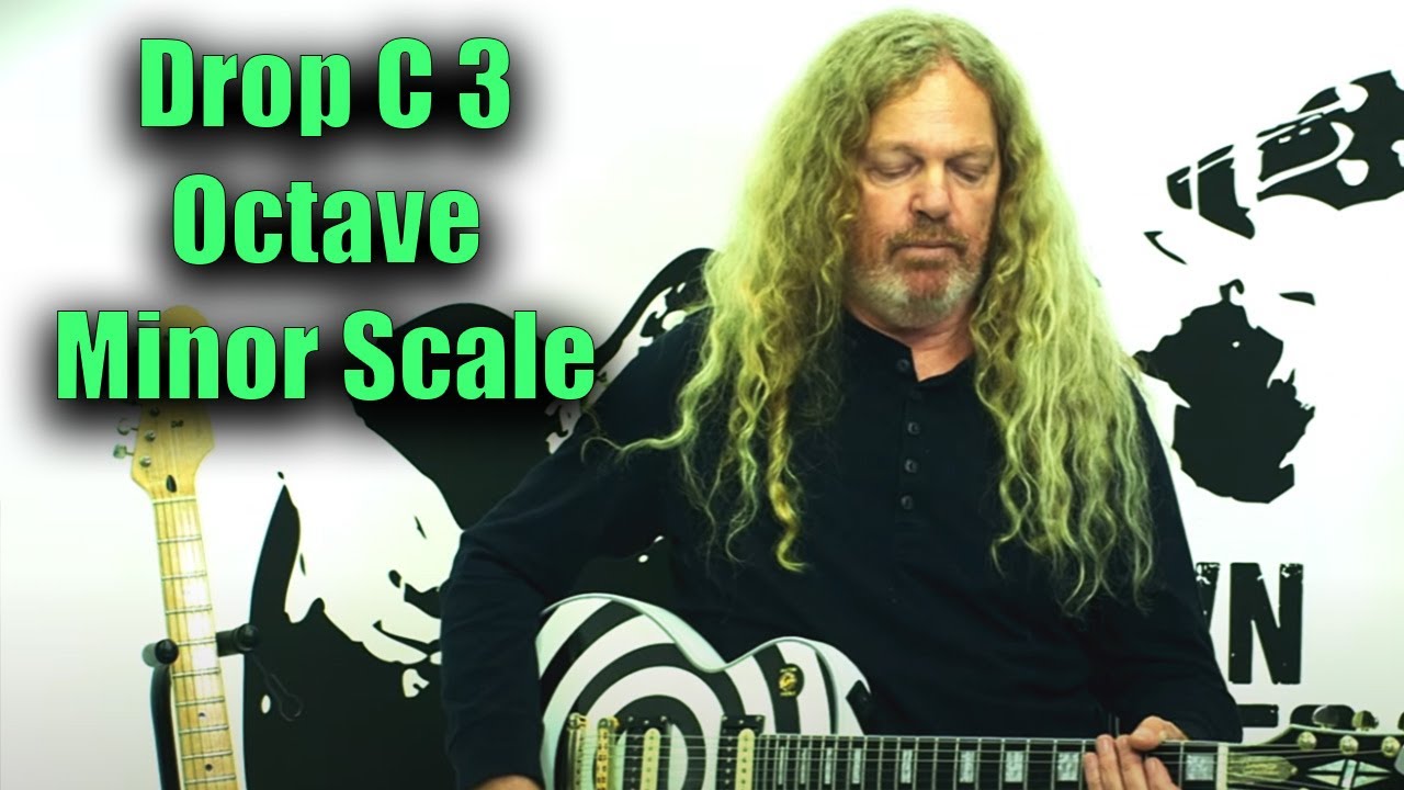 Learn Drop C 3 Octave Minor Scale in 3 Minutes