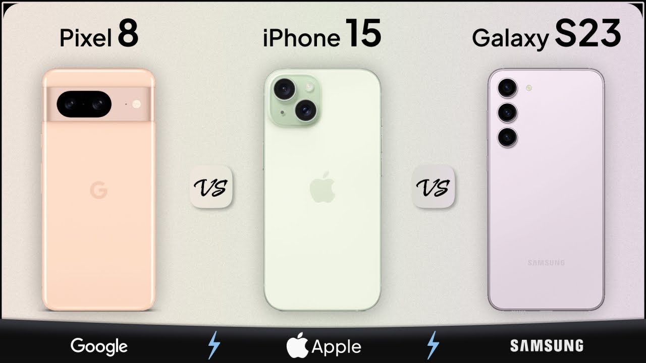 Google Pixel 8 vs iPhone 15 vs Galaxy s23 | Mobile Nerd