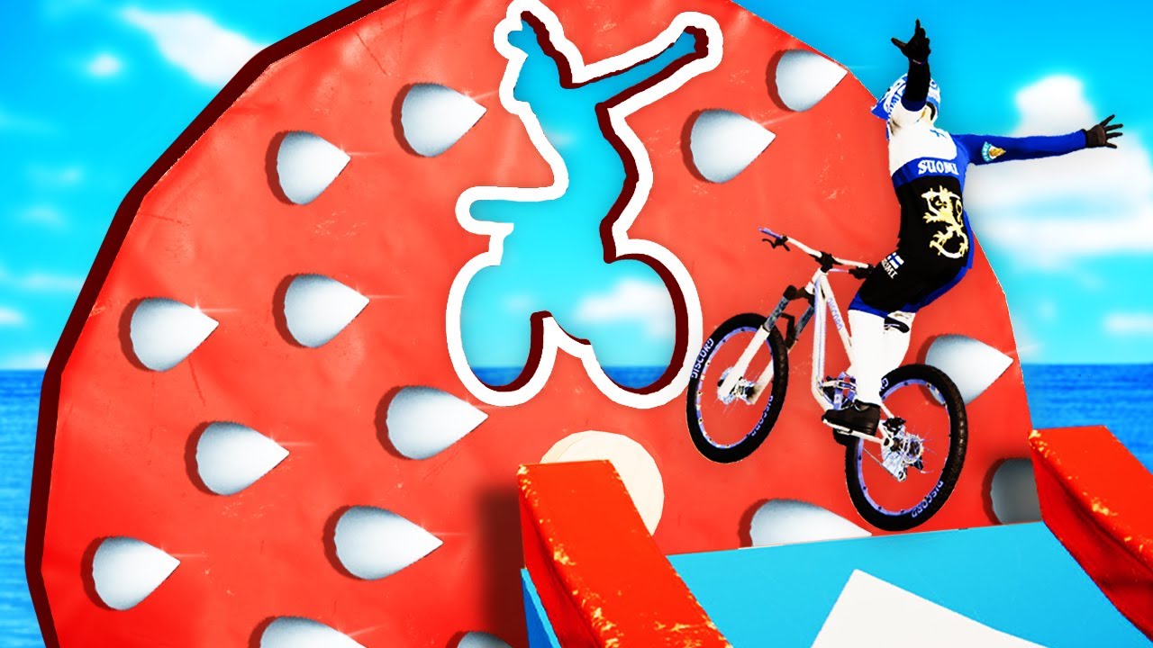 We Completed the Deadliest Bike Challenge in the world... (Descenders Mods)
