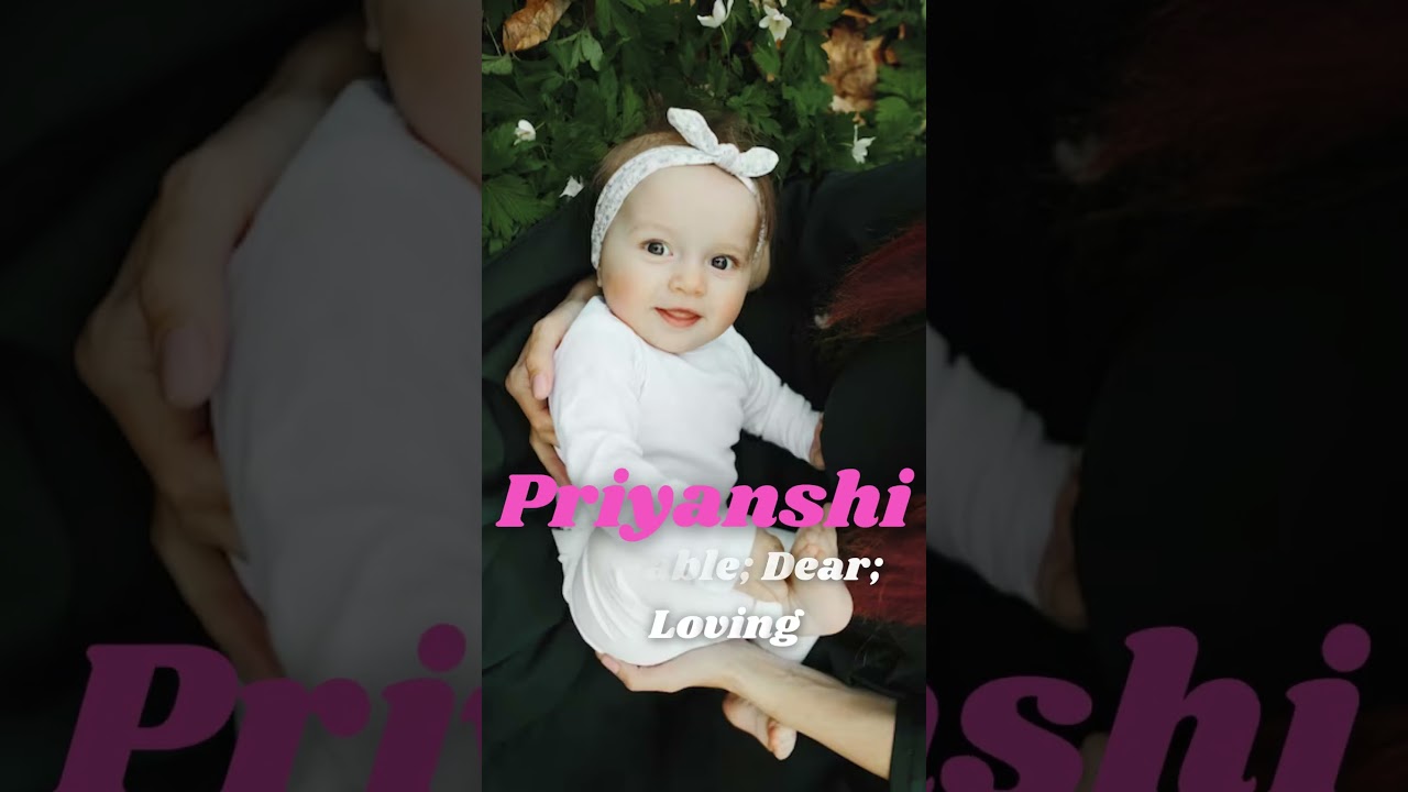 Top 5 Baby Girl names with letter 'P' [Hindu] #babyshark #uniquebabygirlsname #uniquebabyname
