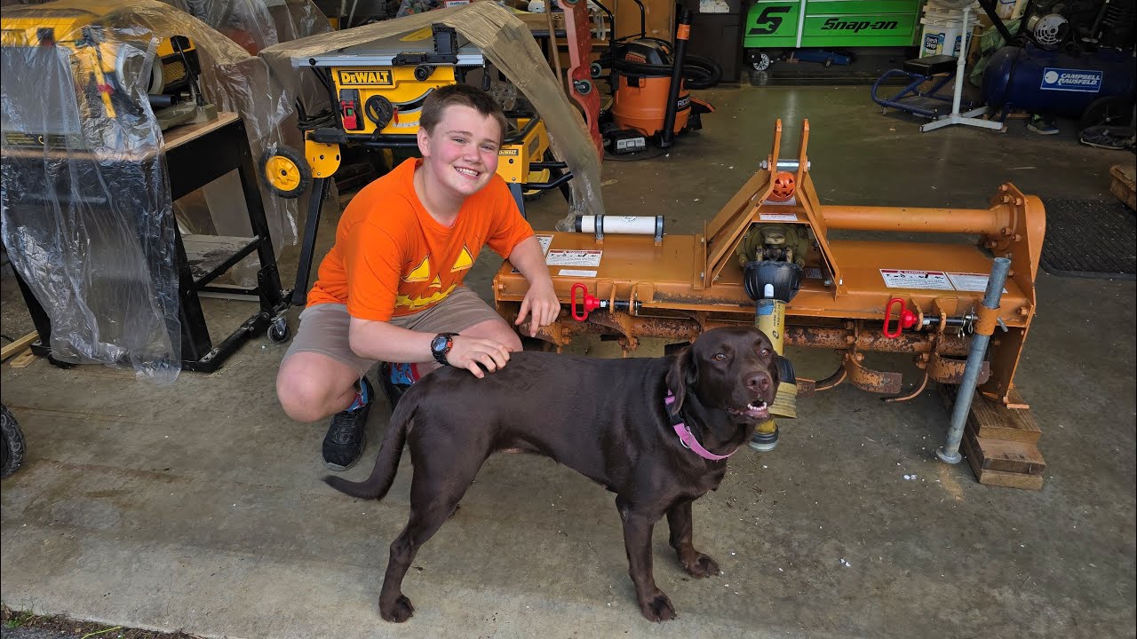 Woods Tiller Detailed Inspection - Bearings and Shaft