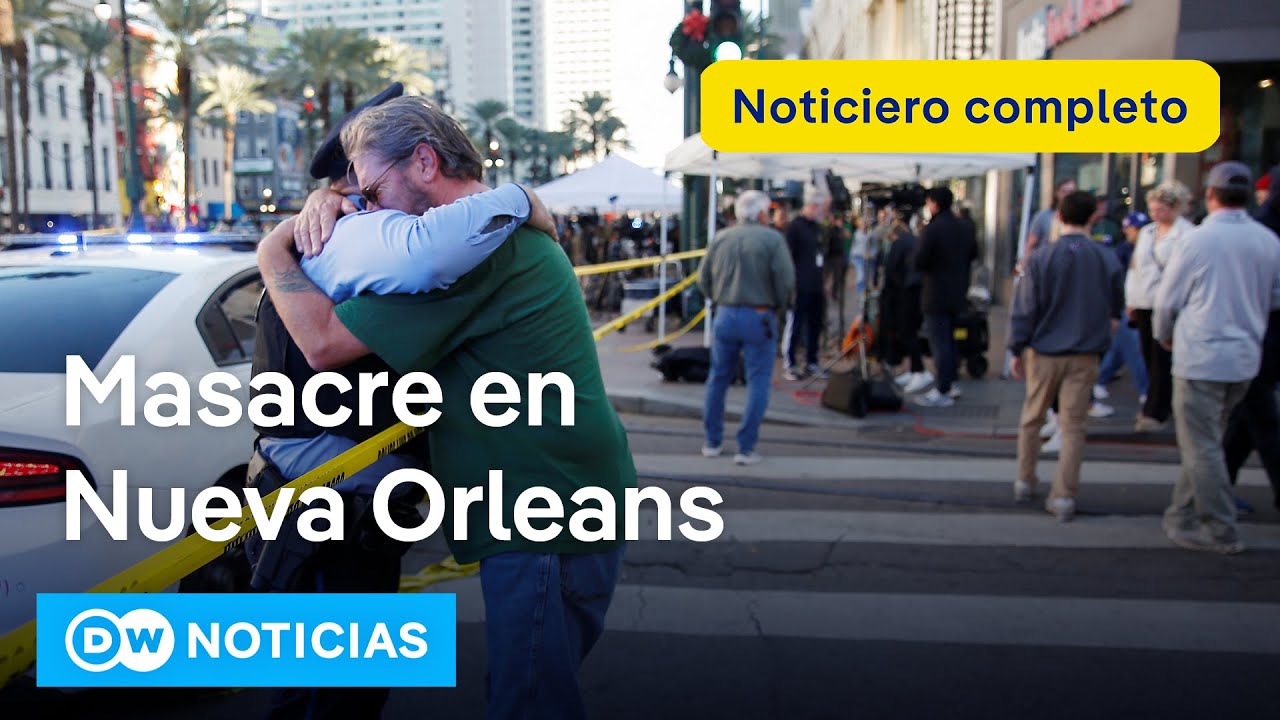 🔴 DW Noticias 1 de enero: Atropello masivo deja 15 muertos en Nueva Orleans [Noticiero completo]
