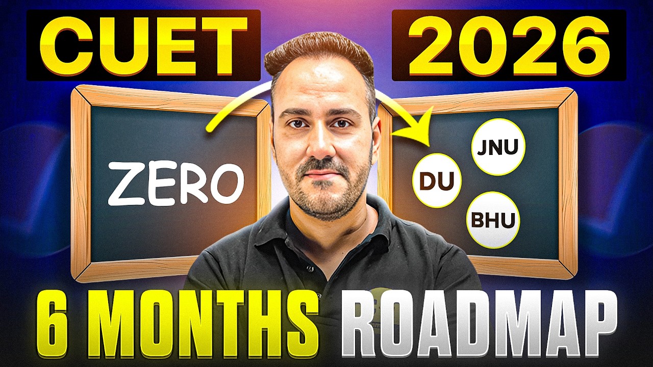 6 Months Roadmap to Crack CUET 2026 - Complete Guide