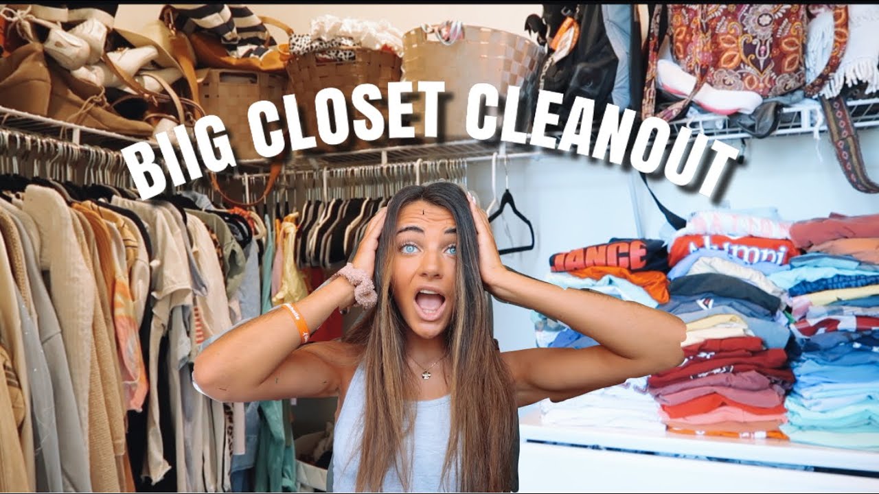 MASSIVE CLOSET CLEANOUT | selling, decluttering, organizing