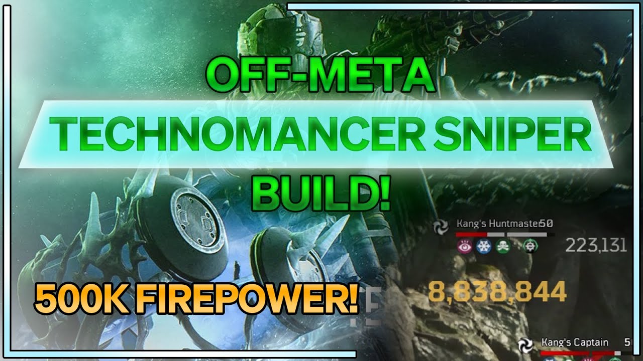 Outriders - Off-Meta Technomancer Sniper Build! CT15 Gold End Game Build!
