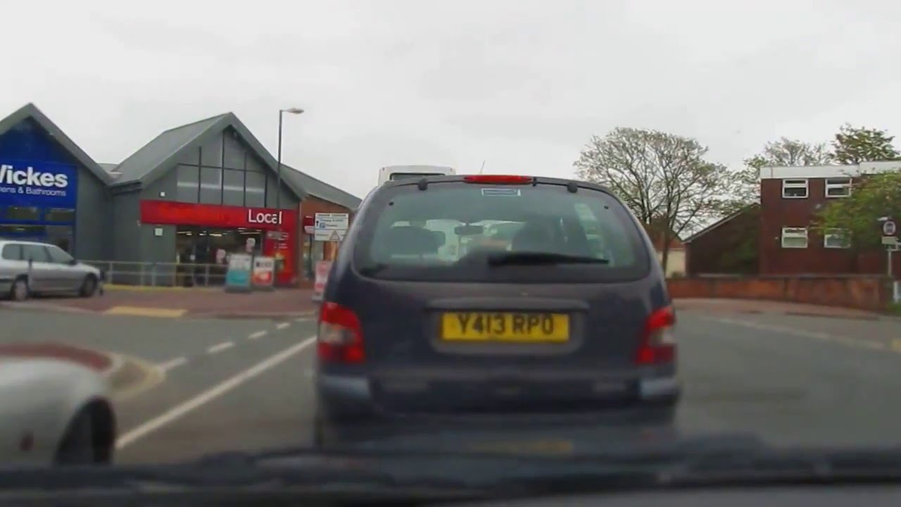 Driving Out Of  Paignton Torquay Devon On The M4 + M5 and M25