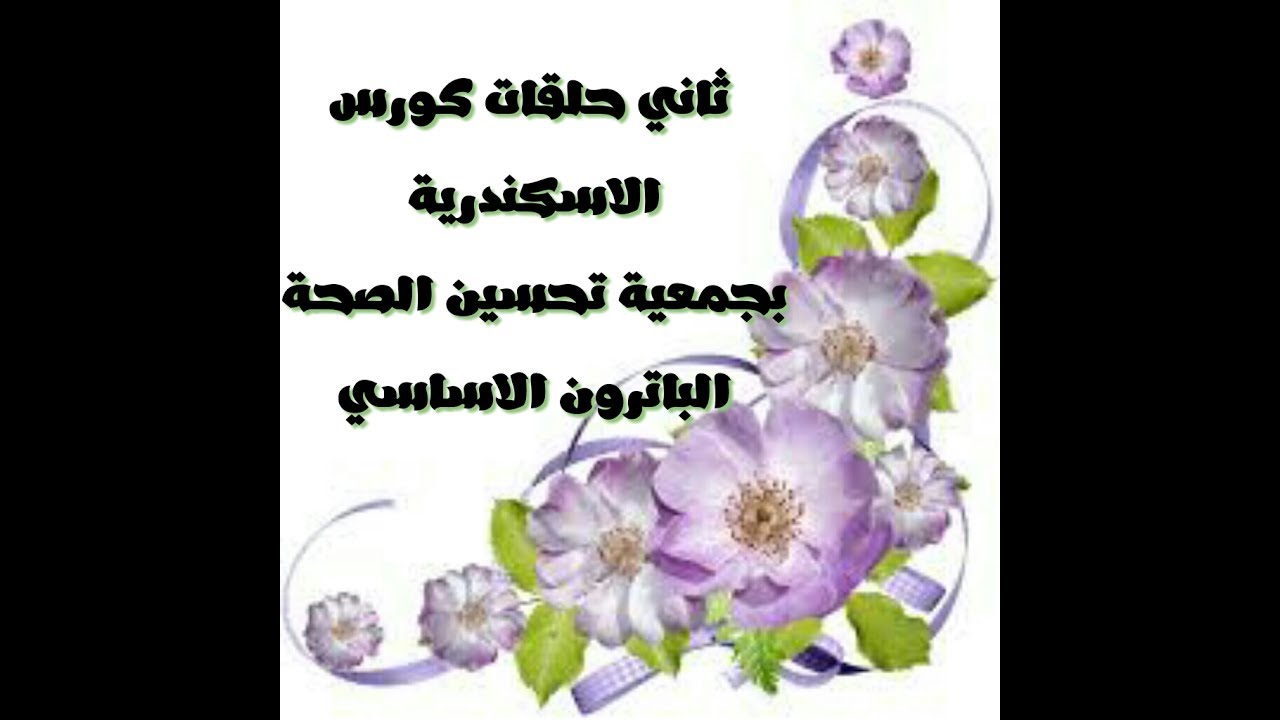 ثاني حلقات كورس الاسكندرية الباترون الاساسي الجزء الاول