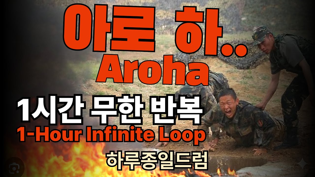 🔥지옥훈련🔥 오늘저녁 유산소는 아로 하..와 함께 1시간 무한반복 / 끊김없이연습하세요