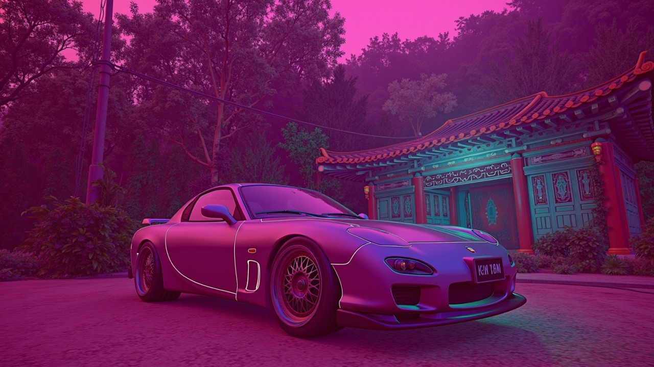 2026 Японская Встреча в Храме: Chill Phonk JDM Эстетика Touge Drive