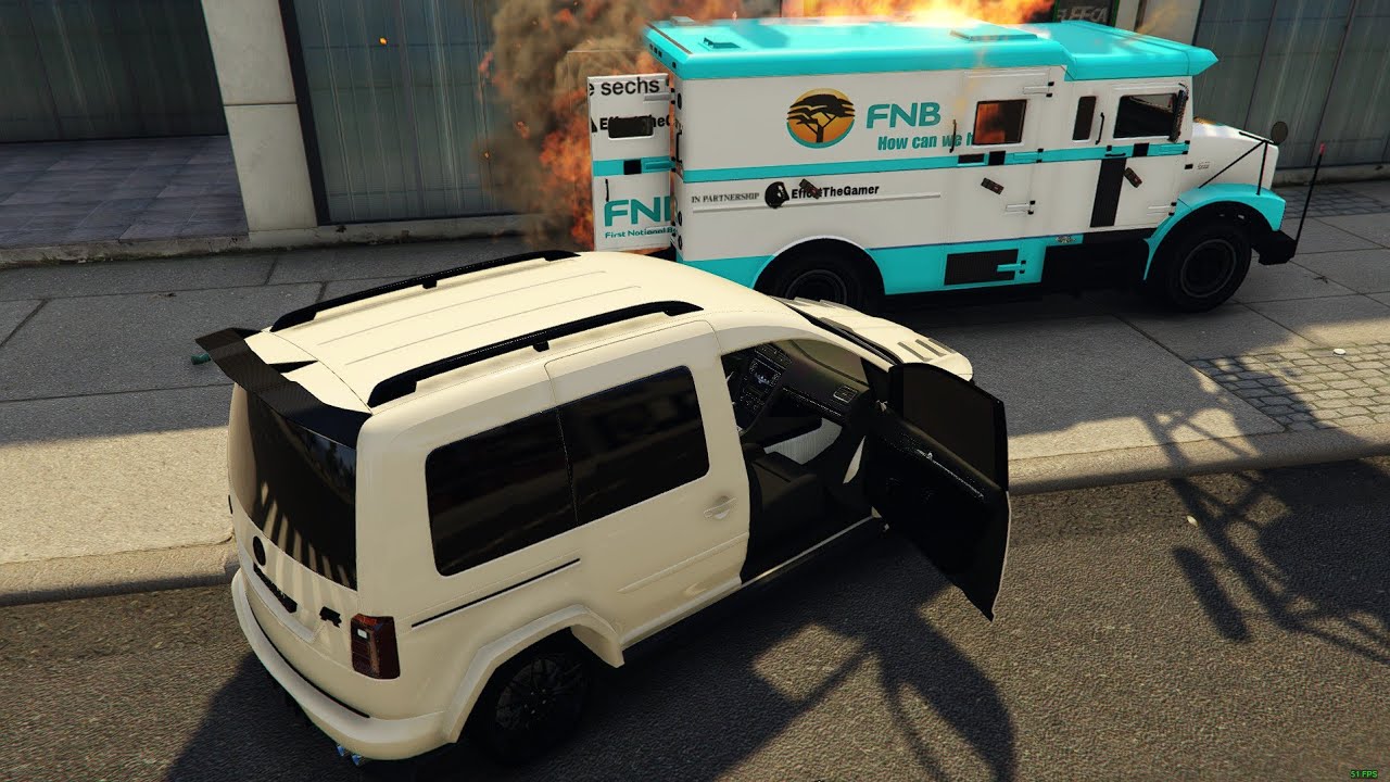 gta mzansi - cash transit heist stance Volkswagen Caddy | the hustler lifestyle |stereo heart ep.37