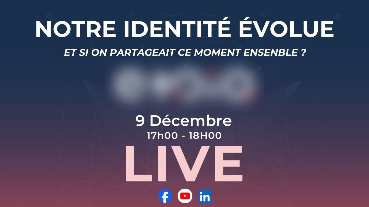 Notre identité se transforme !