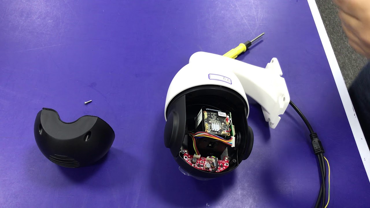 How to disassemble  PTZ 45xxx camera