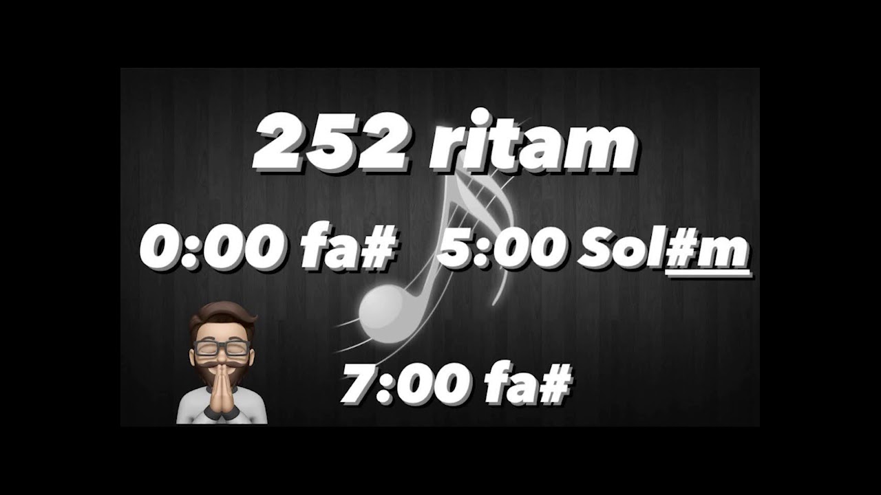 252 - Ritim 95 tempo Fa# , Sol#