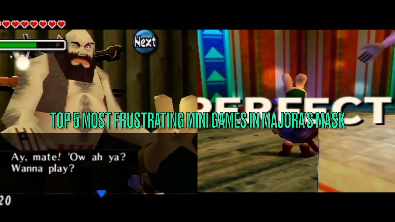Top 5 MOST FRUSTRATING Mini Games in Majora's Mask