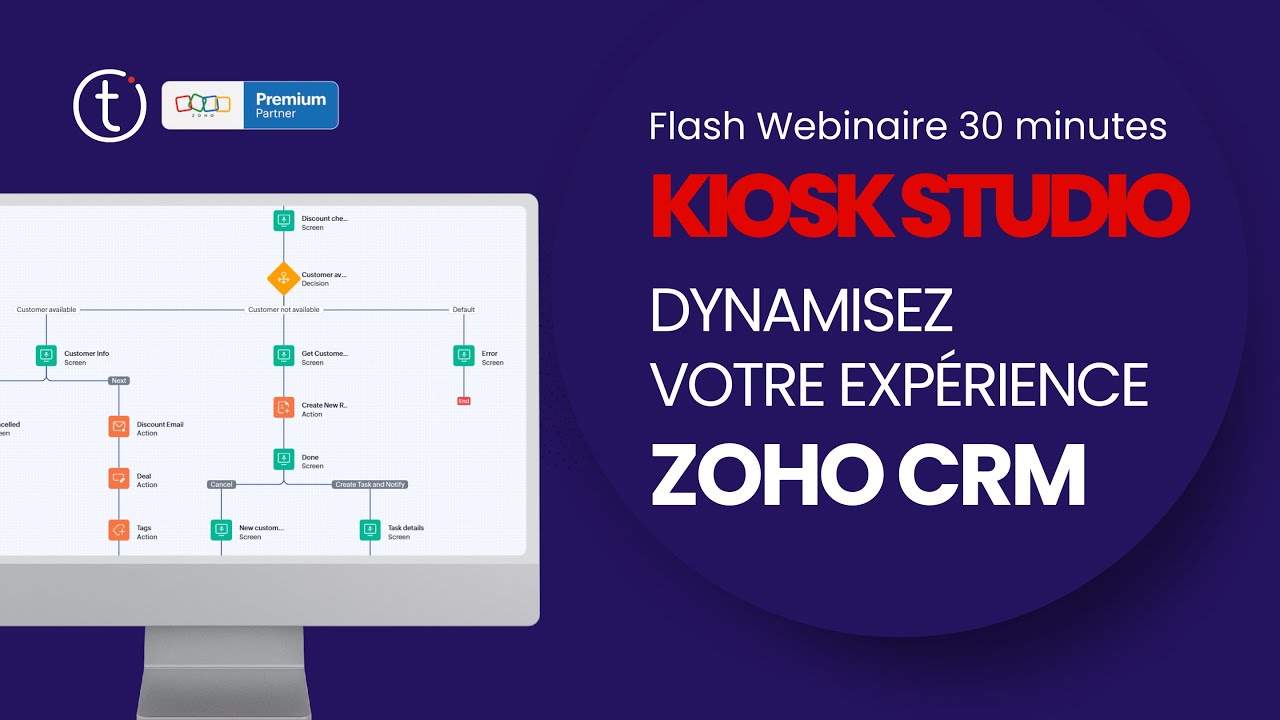 Améliorez l'ergonomie et la fluidité de vos processus métier avec Kiosk de Zoho CRM