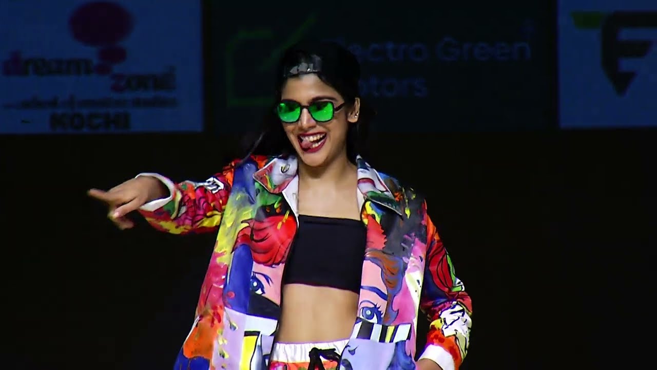 Graffiti Theme Presented By Students Of Dreamzone Kochi in Indian Fashion League Season 5
