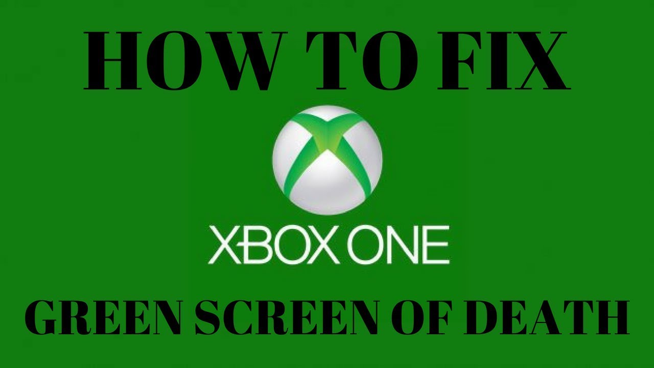 Как исправить зеленый экран смерти на Xbox One