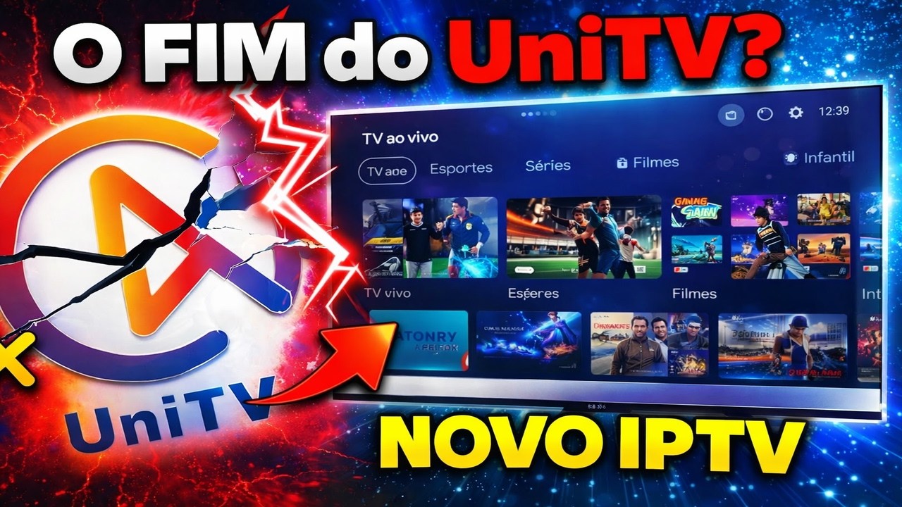 O FIM do UniTV? Conhe&ccedil;a Esse Novo Aplicativo IPTV para Android TV