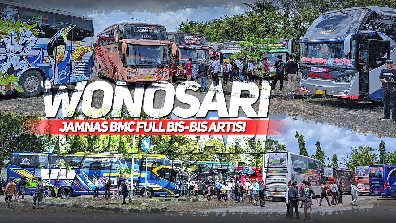 BUAT GEGER TERMINAL WONOSARI FULL BIS-BIS ARTIS ! Jamnas Bismania Community ke-12 Yogyakarta