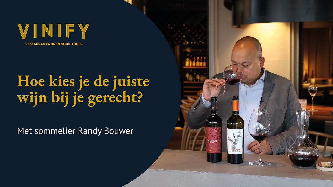 Vinify's wijntips - hoe kies je de juiste wijn bij je gerecht?