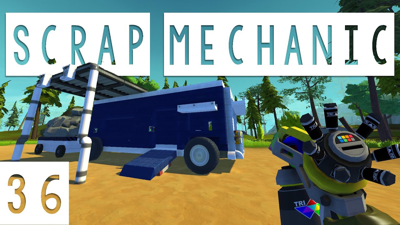 Scrap Mechanic Gameplay - #36 - Paint Tool! - Let's Play
