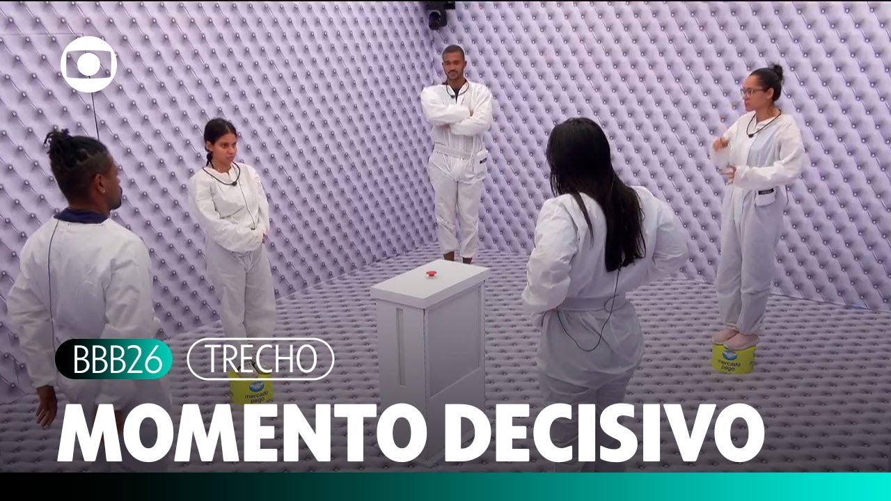 Quarto Branco no fim! 4 participantes entram na casa! | BBB 26 | TV Globo