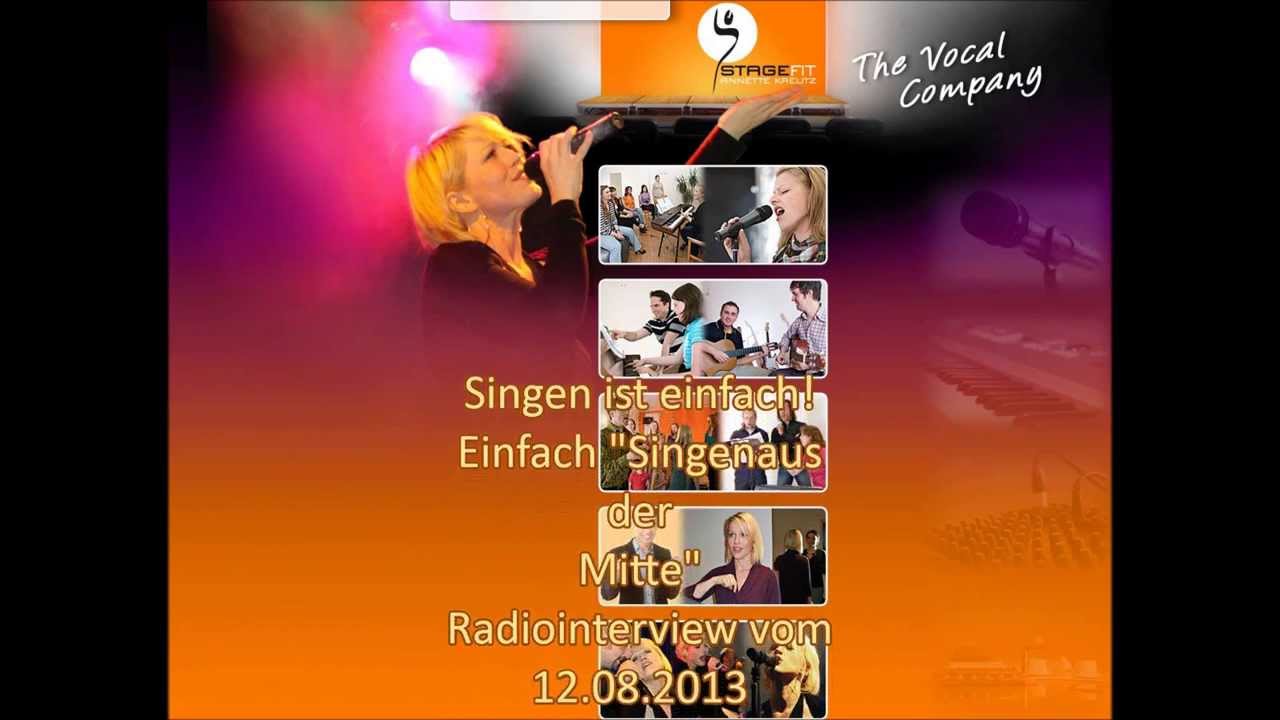 Singen ist einfach - Gesangstechnik mit Vocalcoach Annette Kreutz