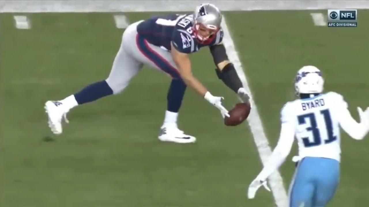 Rob Gronkowski vs Kevin Byard (2017 AFC Divisional) | TE vs S Highlights