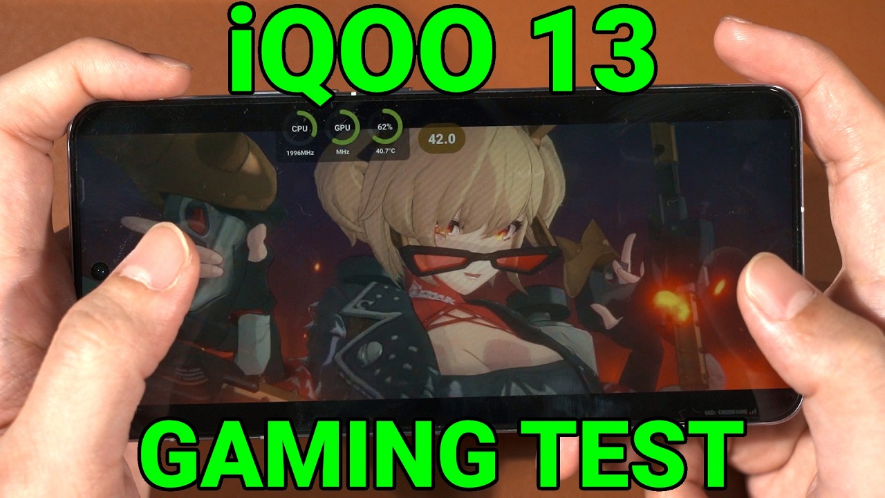 Gaming test - iQOO 13 with Snapdragon 8 Elite + Q2 chip!
