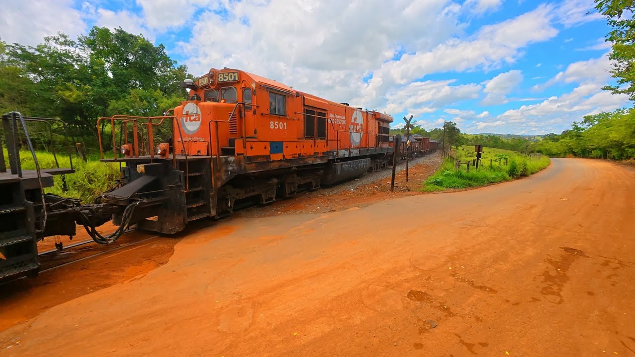 TREM EM VELOCIDADE MÁXIMA EM PAPAGAIO | FORMIGA MINAS GERAIS