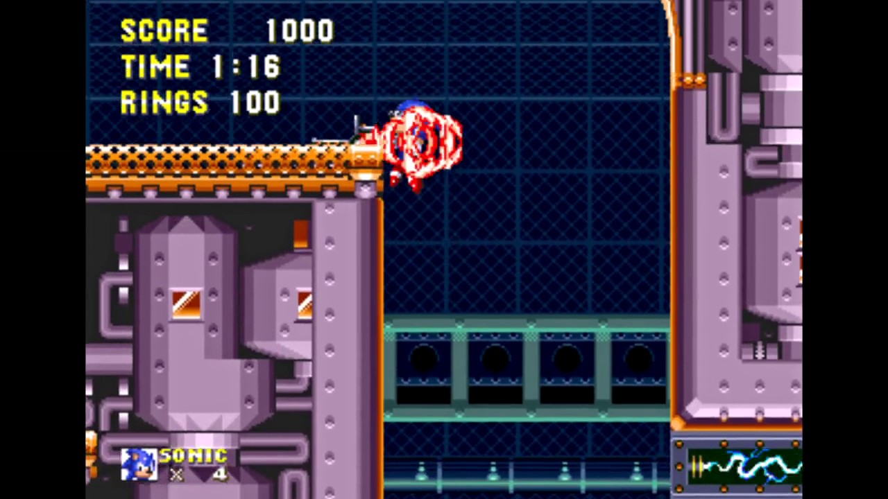 Sonic & Knuckles Speed Run FLYING BATTERY ZONE  Act 1 2:02