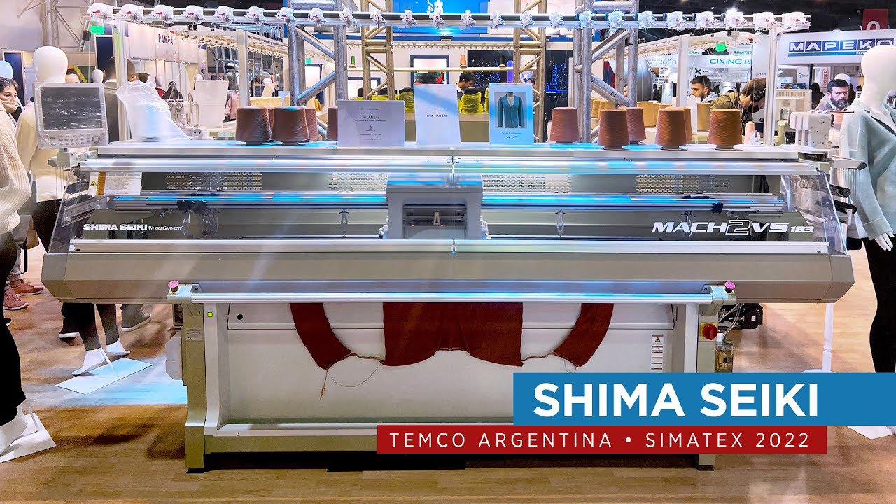 Industria Textil .Tecnología SHIMA SEKI en máquinas rectilíneas para el tejido de punto 2022.