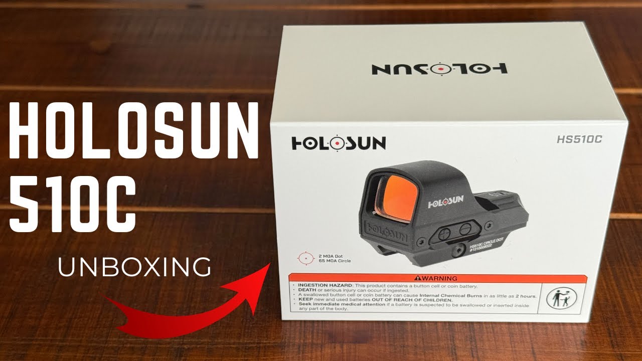Holosun 510C Red Dot - Unboxing
