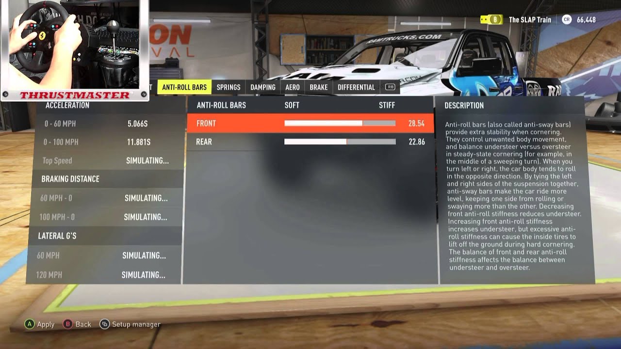 Forza Horizon 2 Lets Play Ep5 Ram Runner Build w/Thrustmaster Wheel Cam (XB1) | SLAPTrain