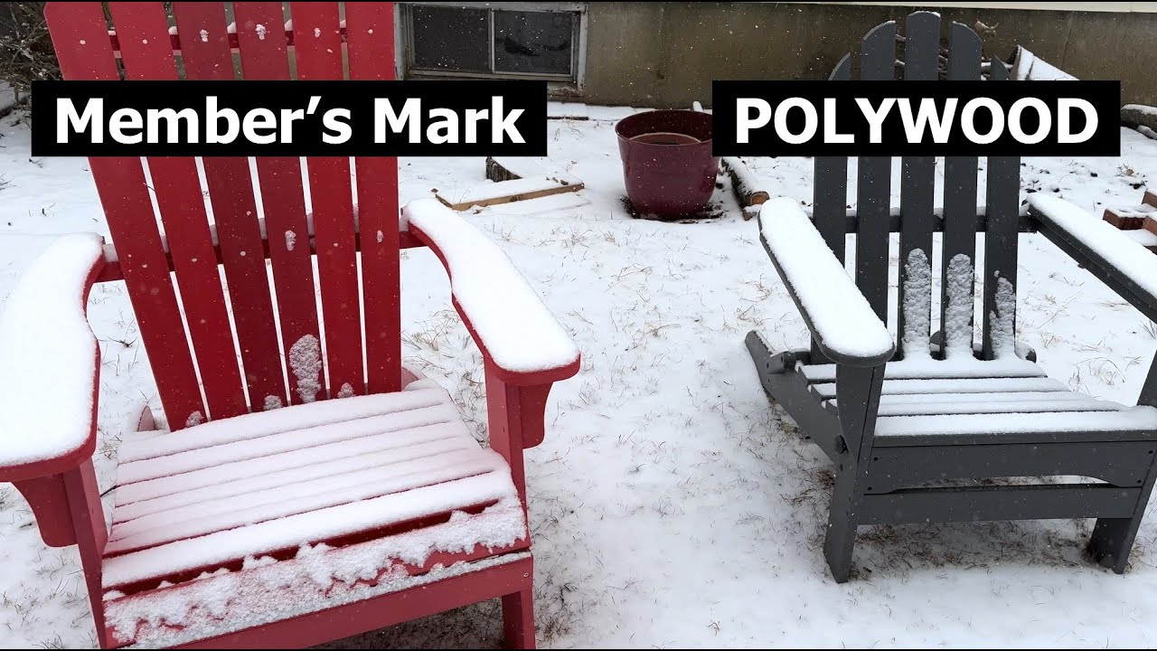 POLYWOOD Classic Folding Adirondack vs Member’s Mark Adirondack Chair