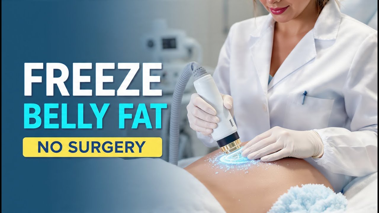 No Surgery Fat Loss ❌🔪 | Cryolipolysis Step-by-Step Explained