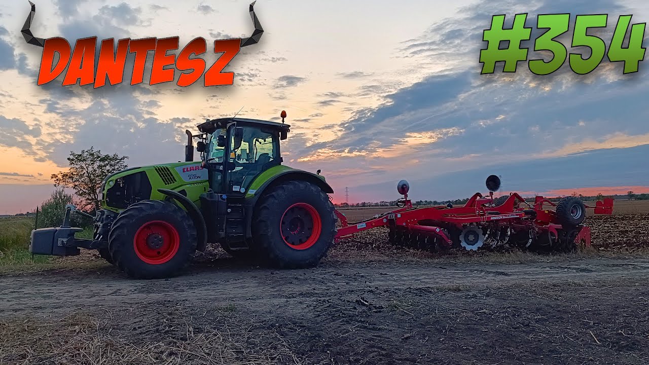 Mezőgazdasági live #354 búza mag ágy készítés :) 2023.10.04