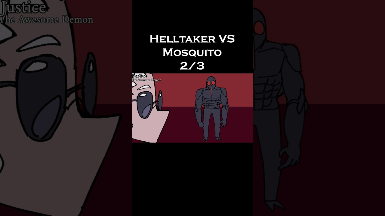 Helltaker VS Mosquito 2/3 #Helltaker #animation #shorts