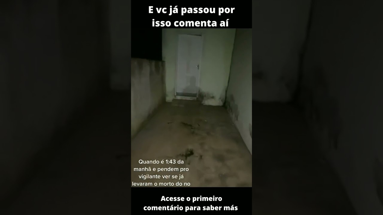 &Agrave;s 01:43 levar morto no necrot&eacute;rio.