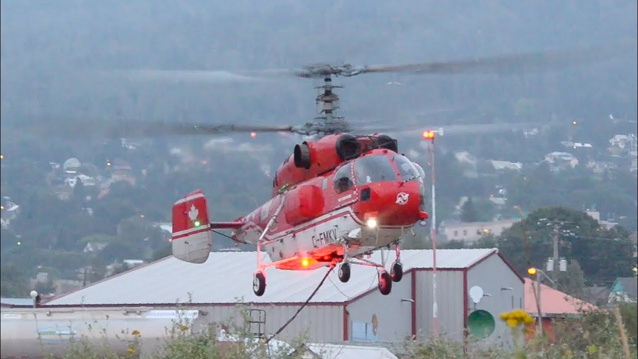 Kamov Ka-32 Approach and Landing