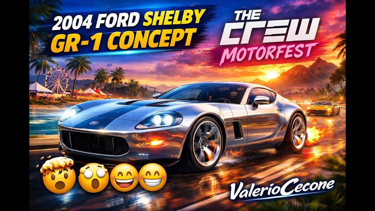 THE CREW MOTORFEST - 2004 FORD SHELBY GR 1 CONCEPT    🤯🤯😃😃   ValerioCecone