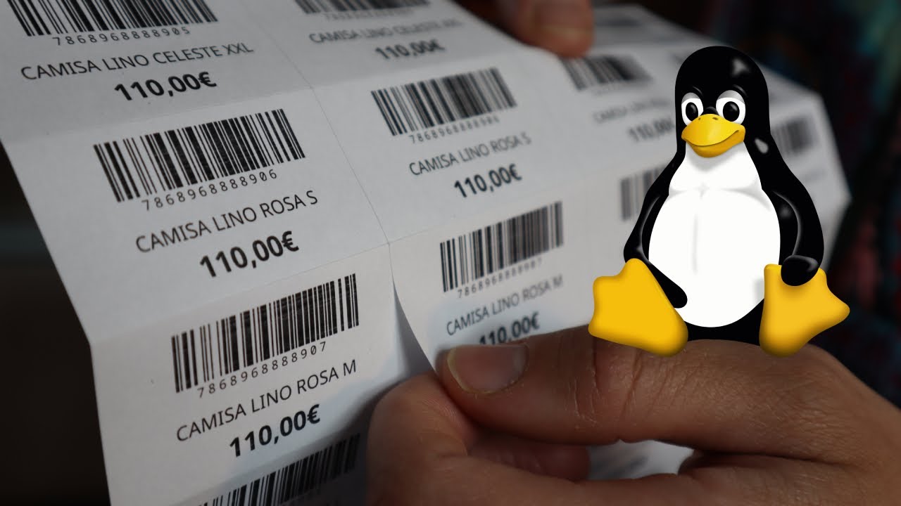 Imprime en Linux Etiquetas de Códigos de barras en hojas de Apli (DinA4) masivamente